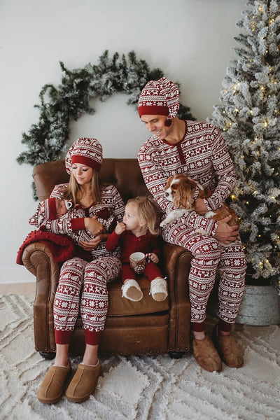 ORGANIC SANTA'S SLEIGH FOOTIE & CAP