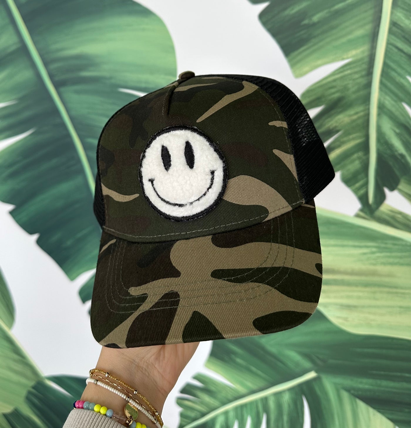 SMILEY CAMO HAT