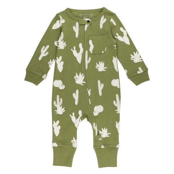 ORGANIC SAGE CACTUS ROMPER