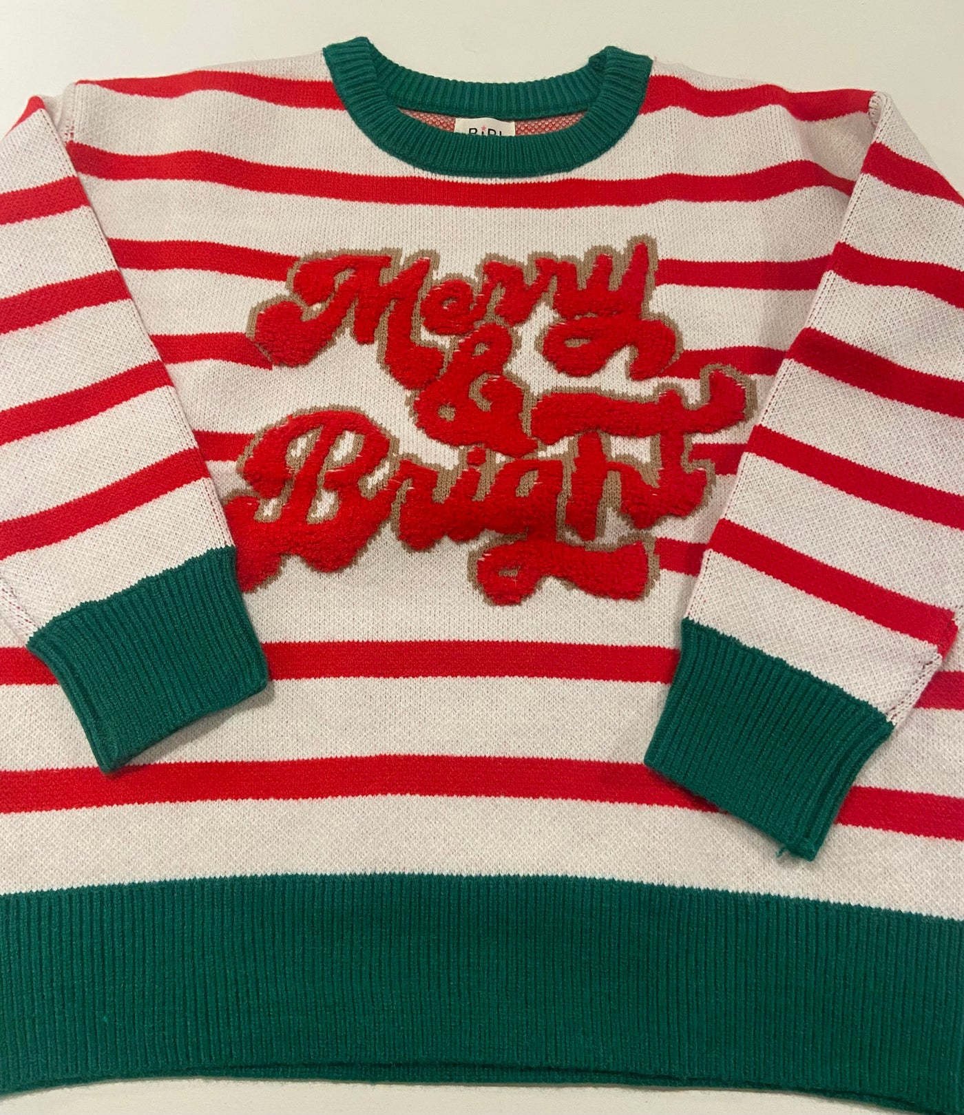 MERRY & BRIGHT KNIT TOP