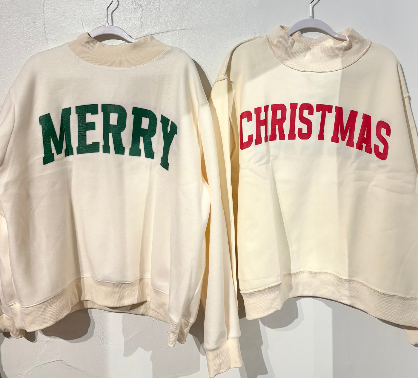 CHRISTMAS REVERSIBLE MOCKNECK SWEATSHIRT