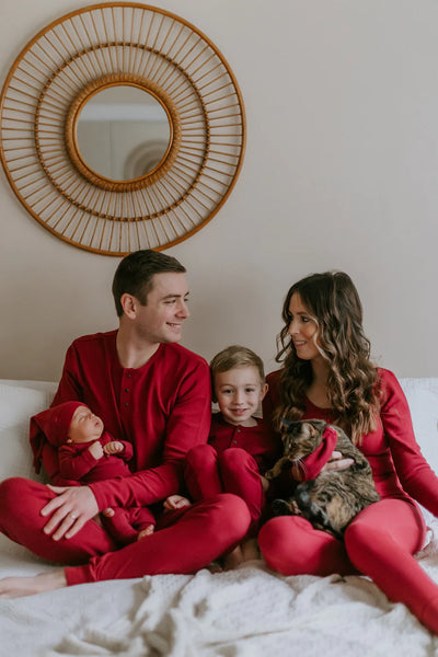 ORGANIC CRIMSON THERMAL MEN'S SET