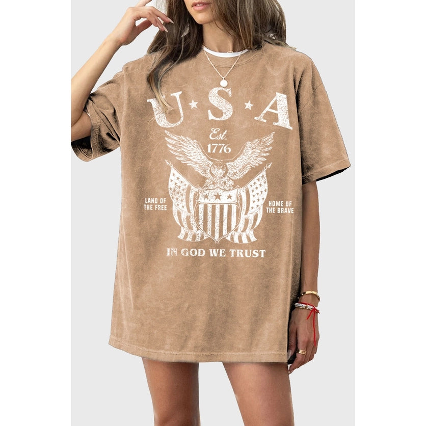 USA OVERSIZED GRAPHIC TEE
