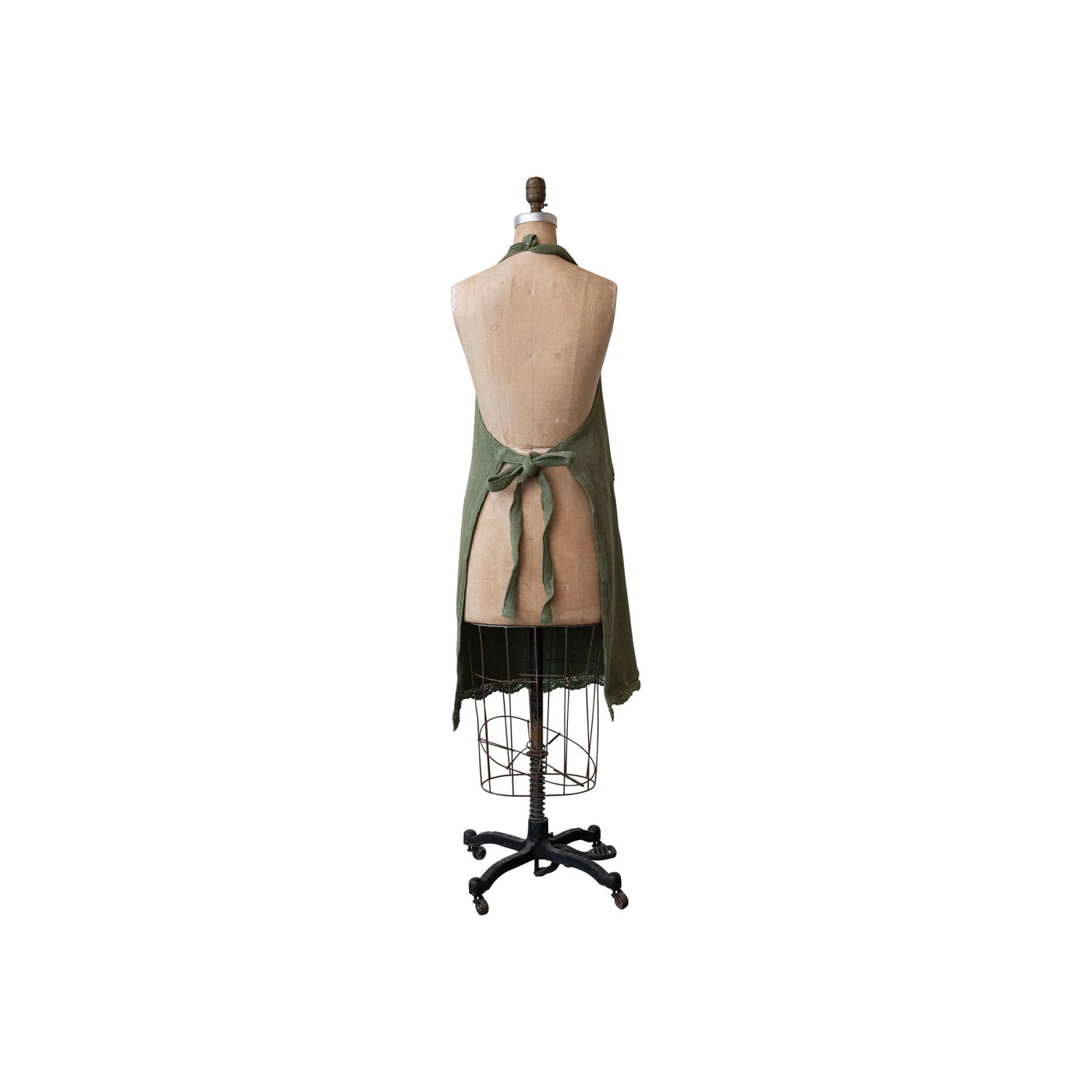 COTTON WAFFLE APRON