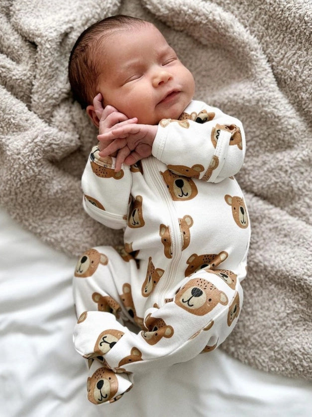 ORGANIC BABY BEAR FOOTIE
