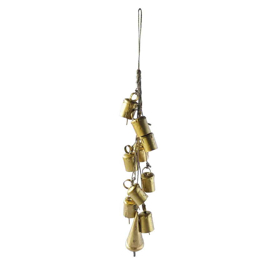 HANDMADE HANGING METAL BELLS