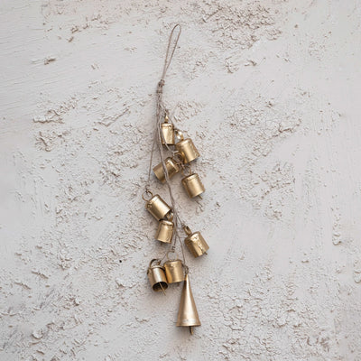 HANDMADE HANGING METAL BELLS