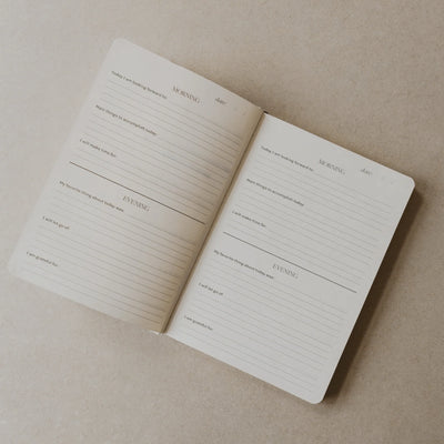 BE MINDFUL PROMPTED JOURNAL
