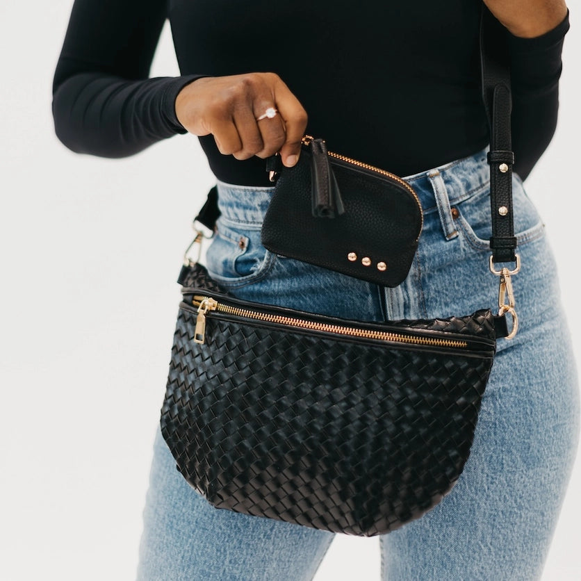 BLACK PARIS CARD WALLET
