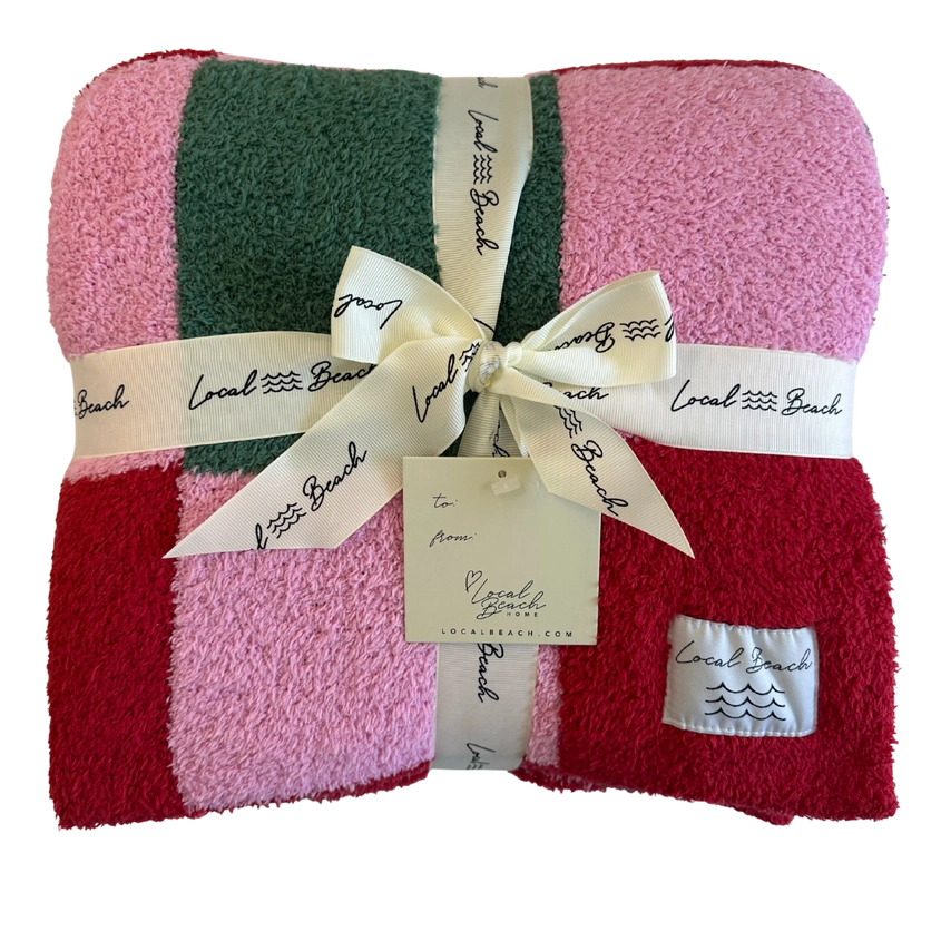 MIXED CHECKER LUXE BLANKET
