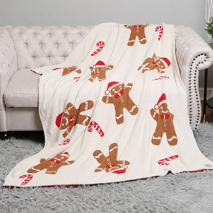 GINGERBREAD MAN BLANKET