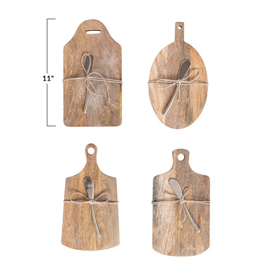 MANGO WOOD BOARD SET