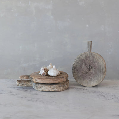 DECORATIVE WOOD BREAD BOARD
