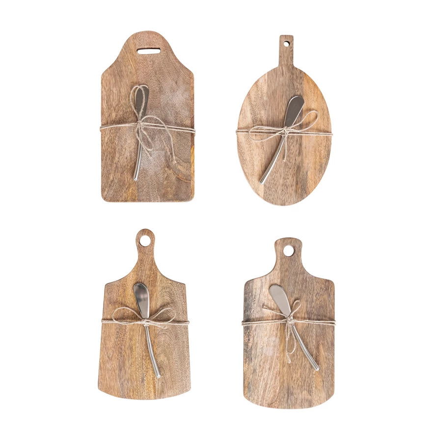 MANGO WOOD BOARD SET