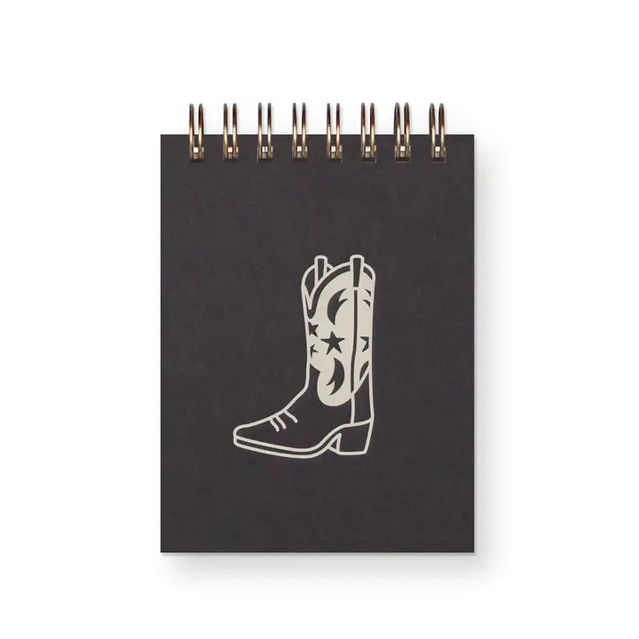 COWBOY BOOT MINI JOTTER NOTEBOOK