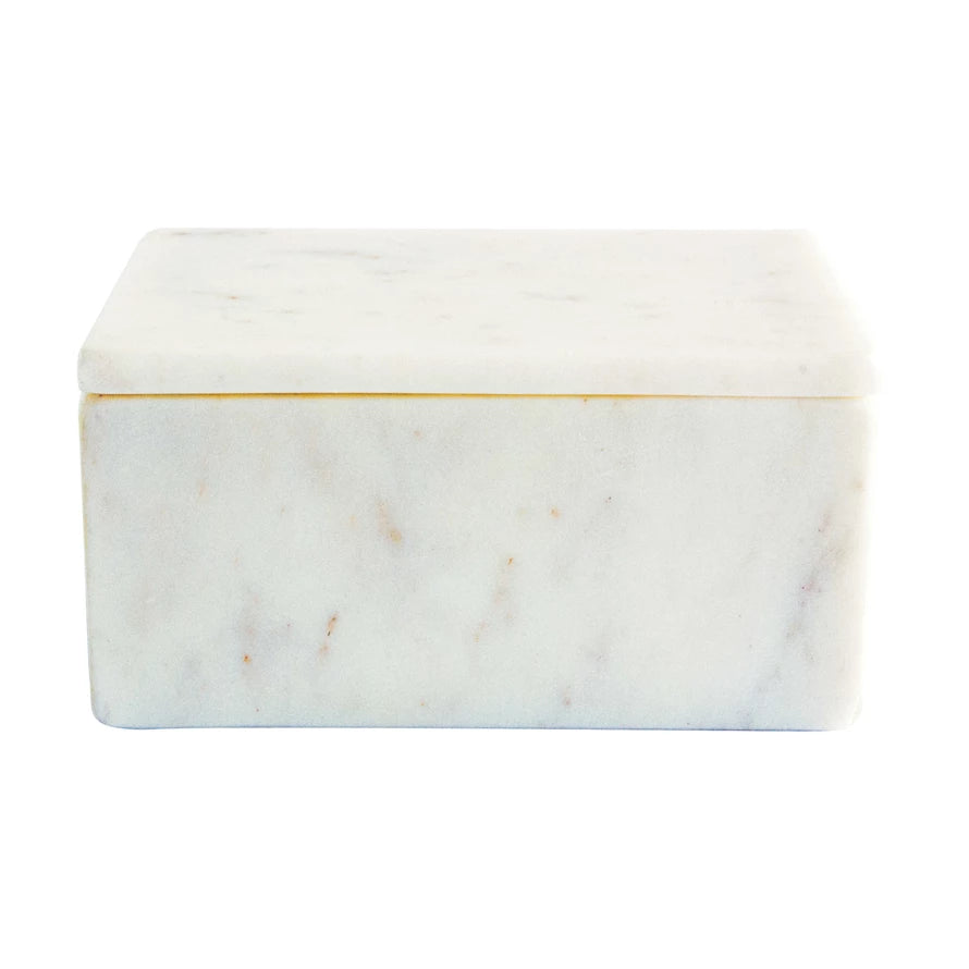 MARBLE BOX WITH LID