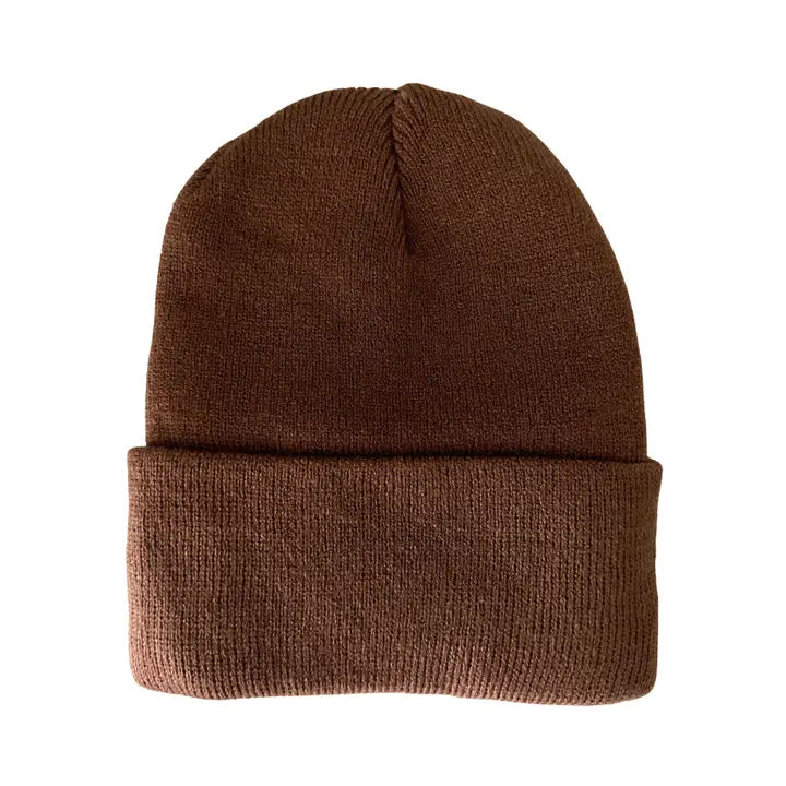 BABY'S FIRST BEANIE - BROWN