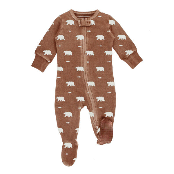 ORGANIC COZY LATTE BEAR FOOTIE