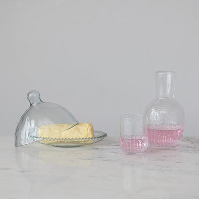 DECANTER BOTTLE + GLASS SET