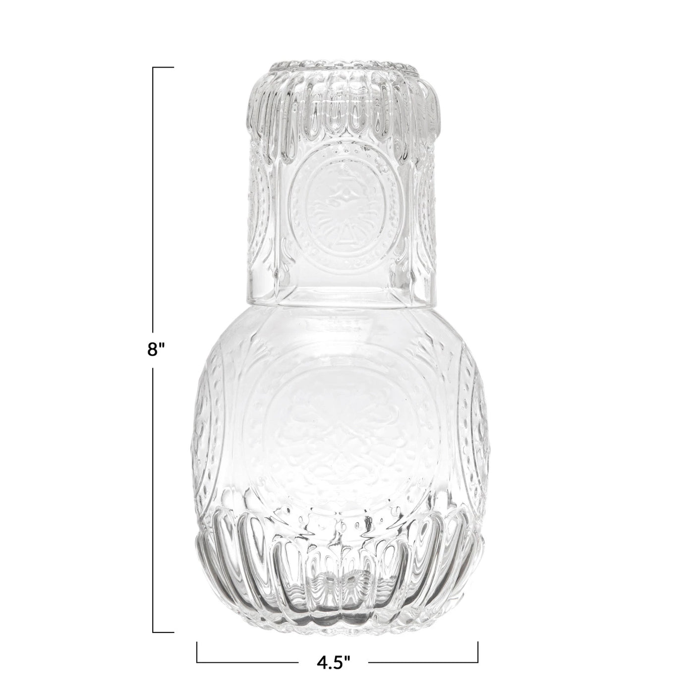 DECANTER BOTTLE + GLASS SET