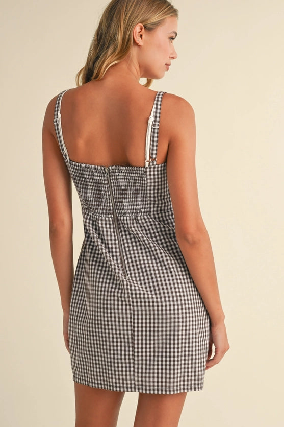 GINGHAM CHECKERED DRESS