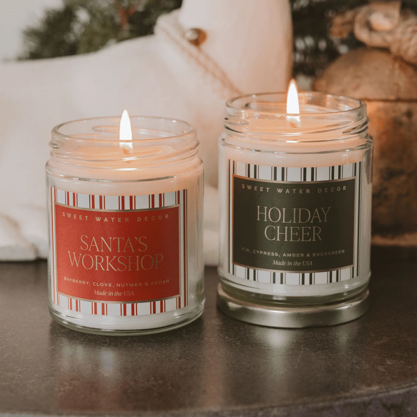 HOLIDAY CHEER SOY CANDLE - 9OZ