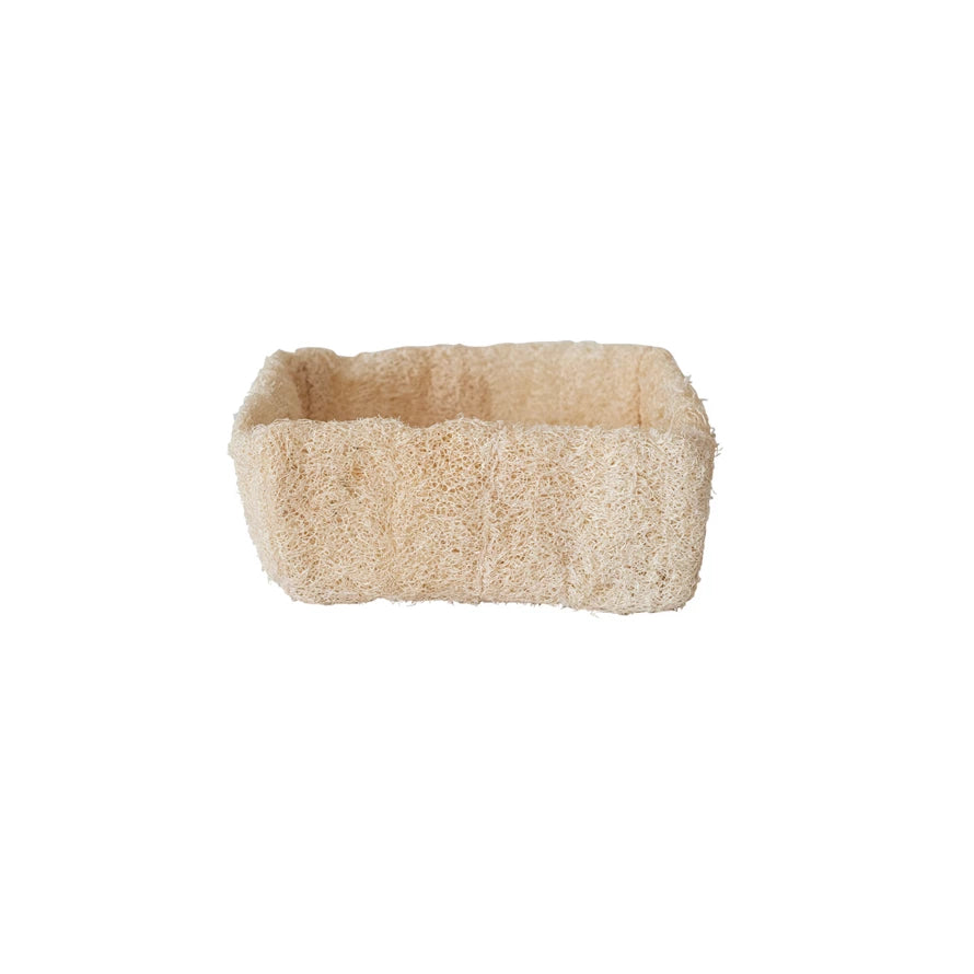 LARGE NATURAL LOOFAH CONTAINER