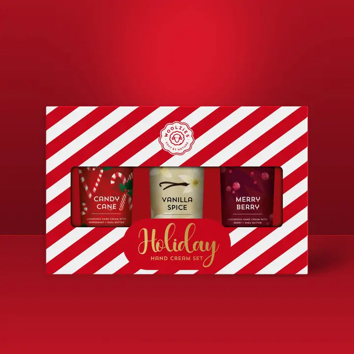 ORGANIC RED HOLIDAY TRIO HAND CREAM SET OF 3