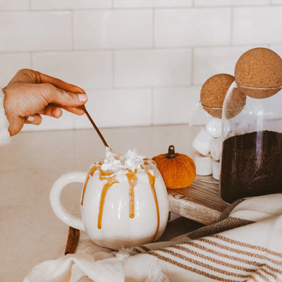 CREAM PUMPKIN 19OZ MUG