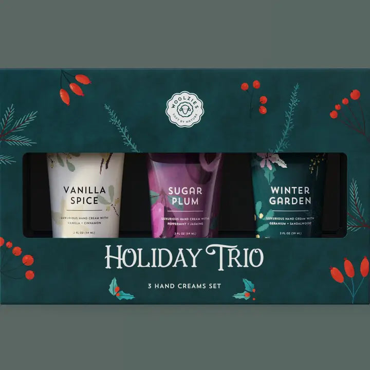 ORGANIC HOLIDAY TRIO HAND CREAM SET OF 3