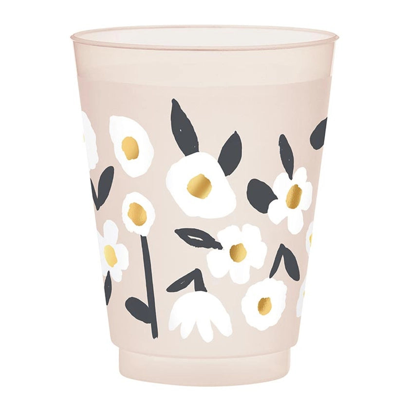 FLORAL FROST CUPS - SET OF 8