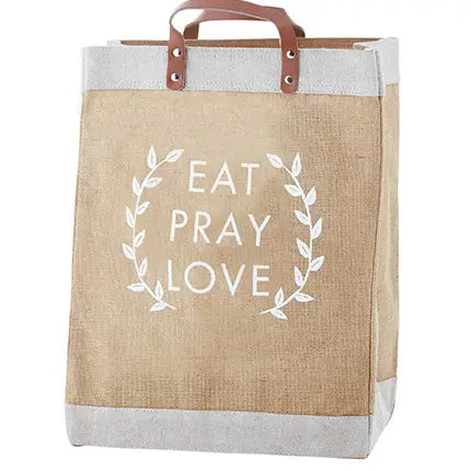 EAT PRAY LOVE MARKET BAG