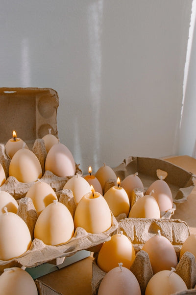 EASTER EGG CANDLE SET