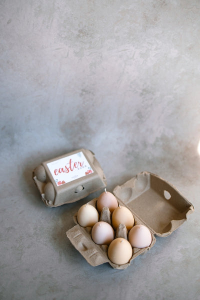 EASTER EGG CANDLE SET