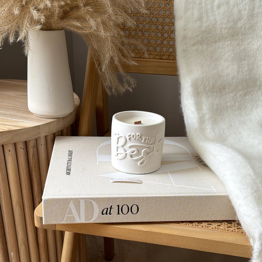 FOR THE BEST WOOD WICK CANDLE