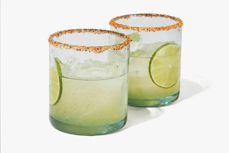 HANDBLOWN MEXICAN GLASS SET