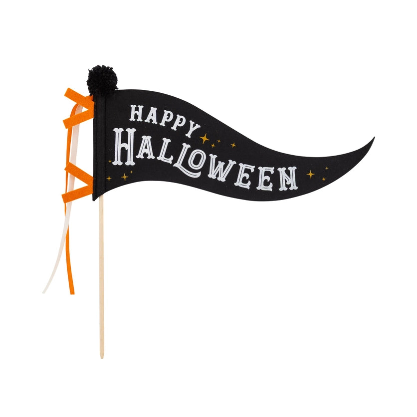 HAPPY HALLOWEEN FELT PENNANT