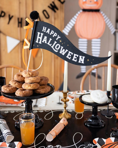 HAPPY HALLOWEEN FELT PENNANT
