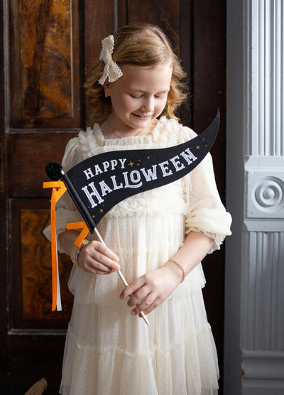 HAPPY HALLOWEEN FELT PENNANT