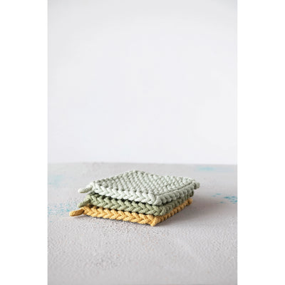 COTTON CROCHETED POT HOLDER