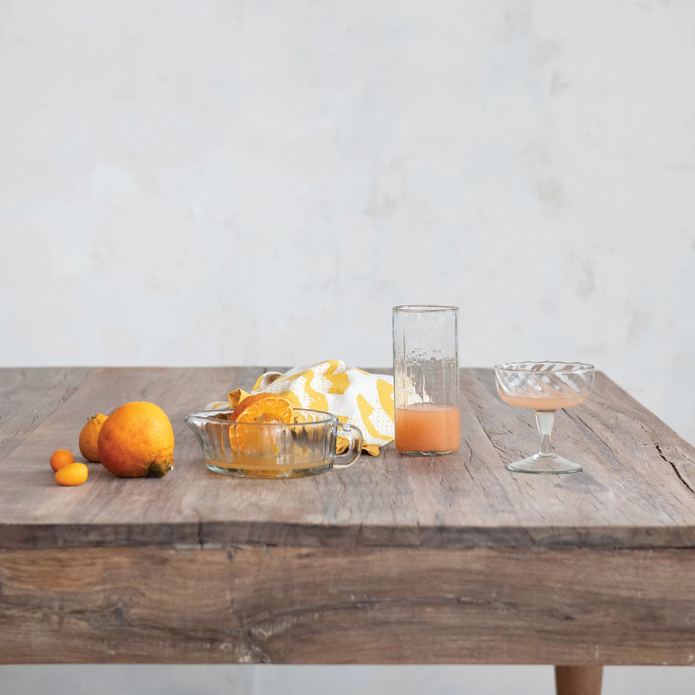 PRESSED GLASS JUICER