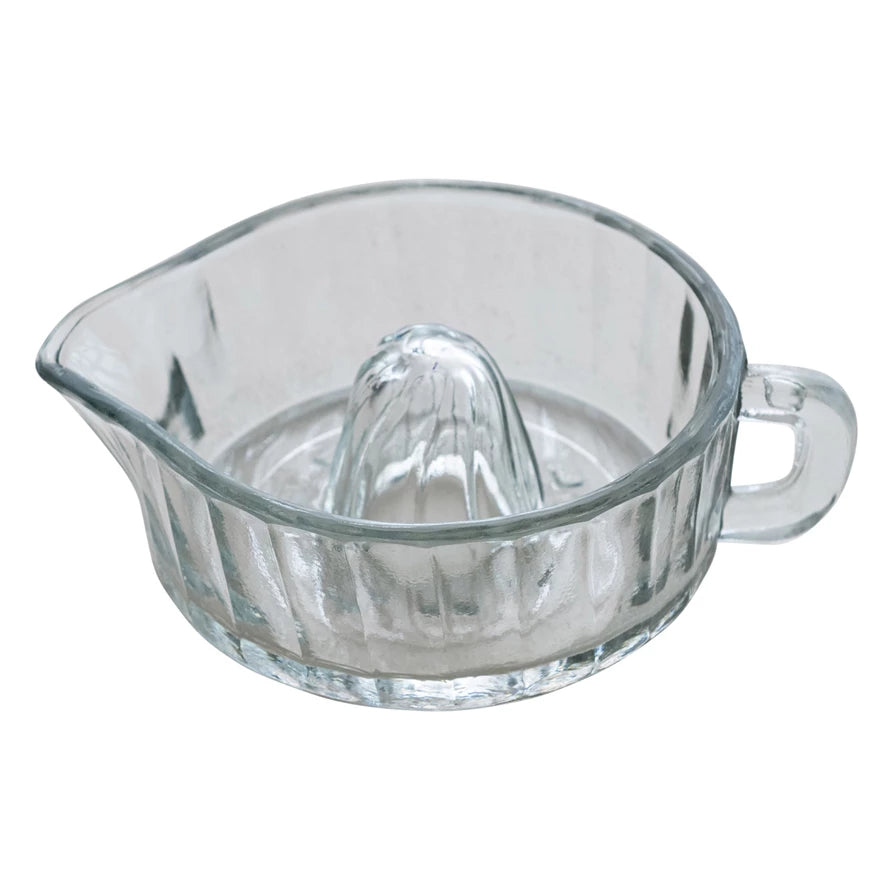 PRESSED GLASS JUICER