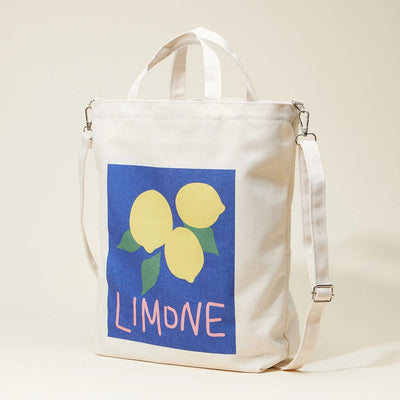LIMONE PRINTED CANVAS BAG