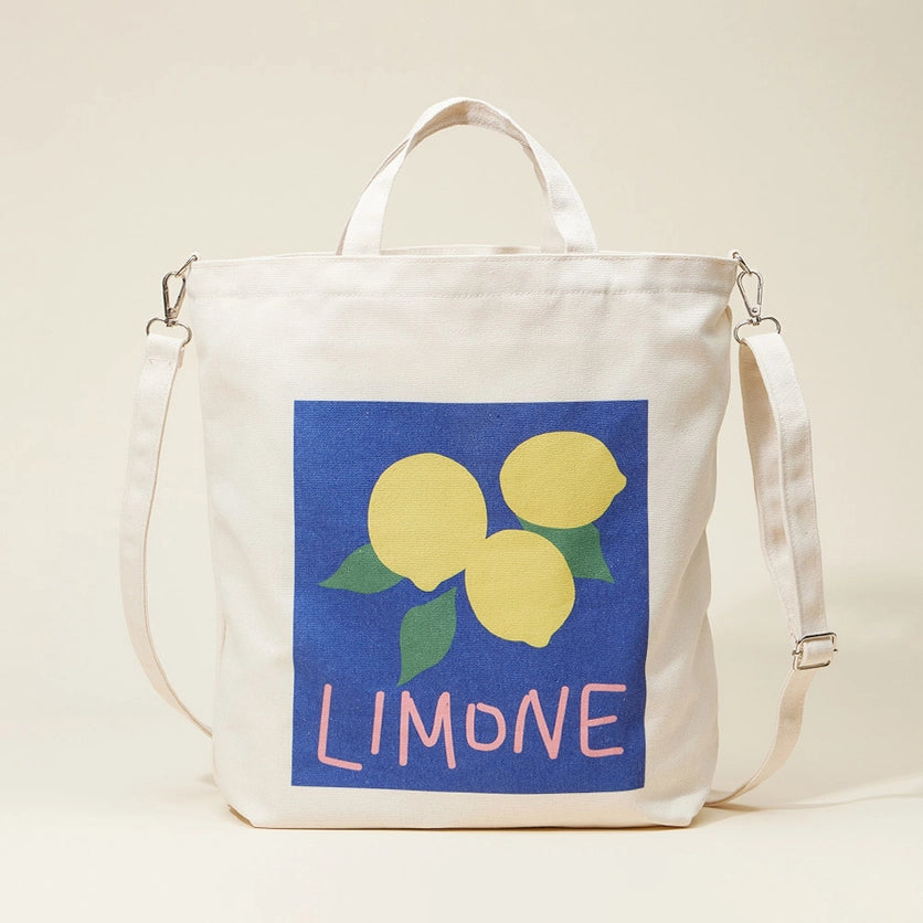 LIMONE PRINTED CANVAS BAG
