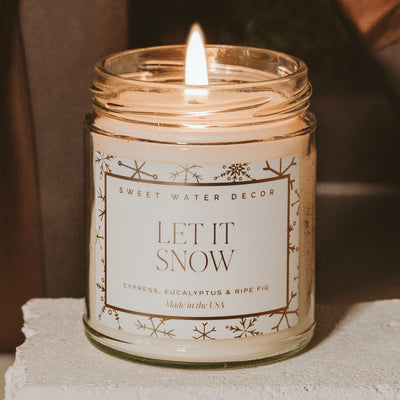 LET IT SNOW SOY CANDLE - 9OZ