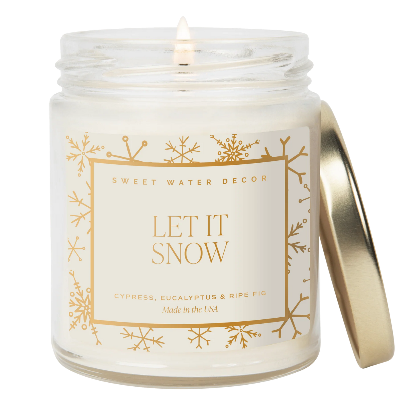 LET IT SNOW SOY CANDLE - 9OZ