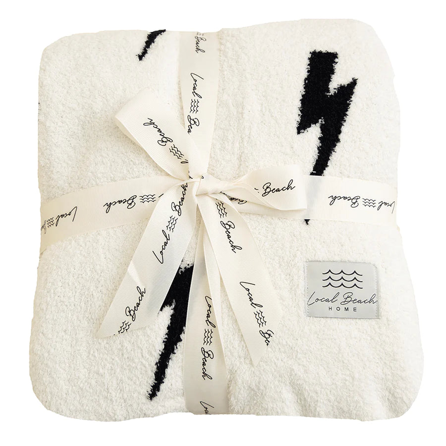 LIGHTING BOLT LUXE HOME BLANKET
