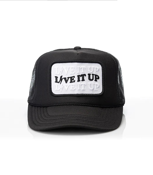 LIVE IT UP PATCH TRACKER HAT