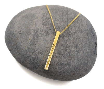 LOVE YOU MORE PIN DROP NECKLACE