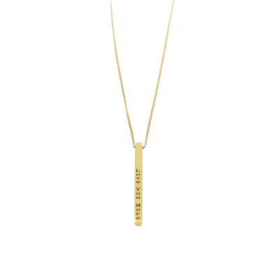 LOVE YOU MORE PIN DROP NECKLACE